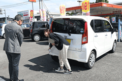 エコノリレンタカー貸出手順見送り