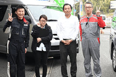 キーストレンタカー貸し出し手順説明