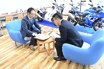 SBS奈良橿原貸出手順レンタルバイク説明